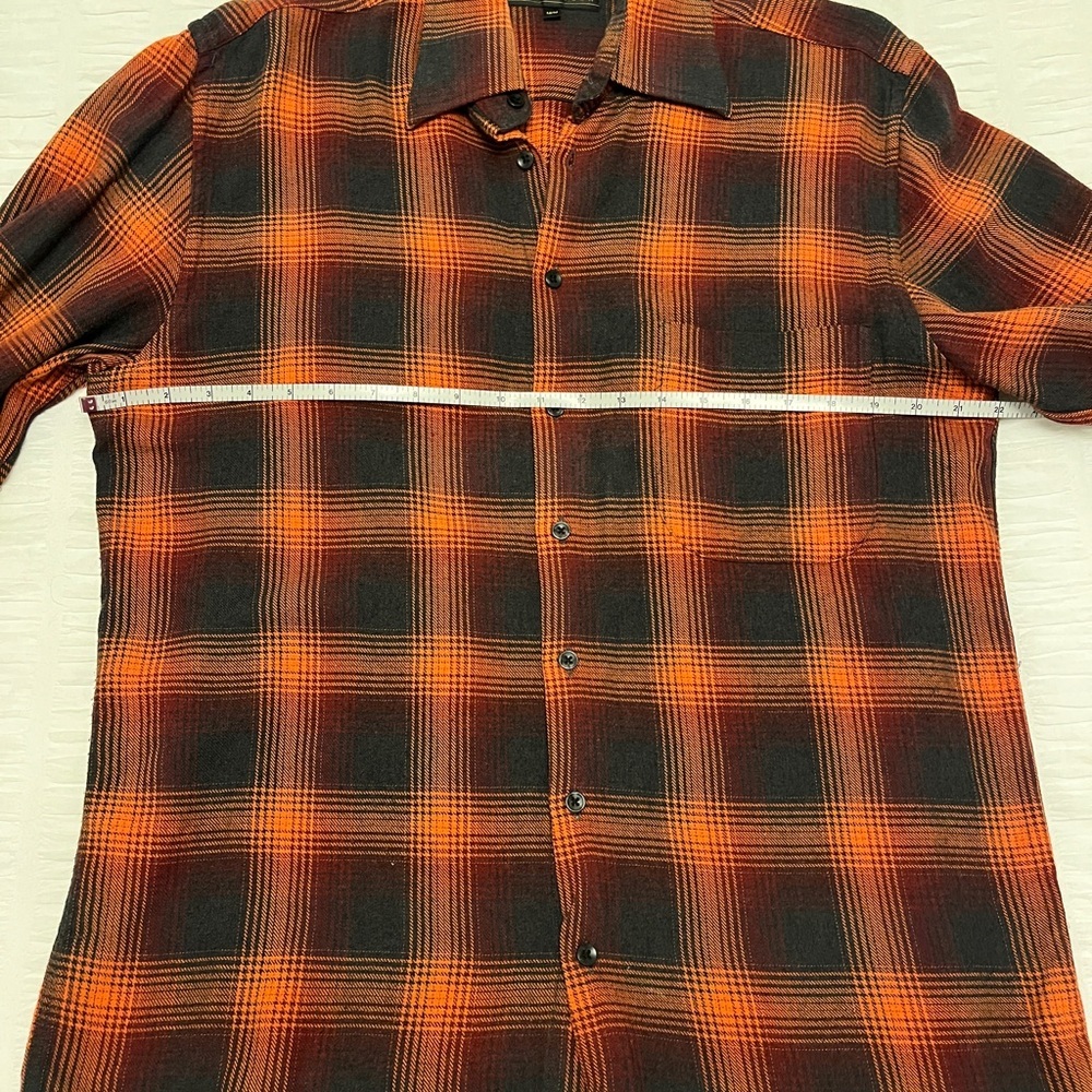 JACK LIPSON Plaid Flannel Long Sleeve Button Front Shirt Casual Cabincore Winter - Picture 9 of 11